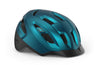 Casque vélo urbain MET - Urbex Mips coloris Octane Bleu Métalisé vue front