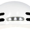Casque vélo urbain Optimiz O374 à éclairage avant et arrière - Blanc Brillant