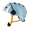 Casque vélo urbain Optimiz O382 à visière - Bleu Mat