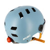 Casque vélo urbain Optimiz O382 à visière - Bleu Mat