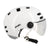 Casque vélo urbain Optimiz O394 à clignotants - Blanc Brillant