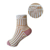 Chaussettes vélo Suzon & Suzette - Colette – Amour Vélo · 36-41 – la chaussette et le détail de son motif