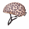 Couvre-casque Helmut léopard sur casque, vue de profil