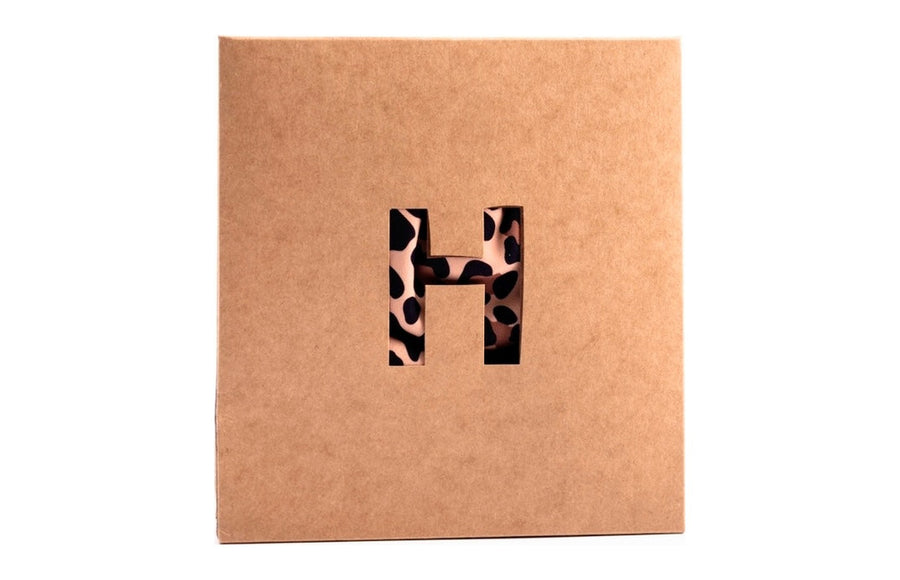 Pochette kraft Helmut du couvre-casque léopard