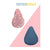 Couvre-Selle Suzon et Suzette Bicolore - Éléonore – Bleu Marine / Léopard – les deux faces du couvre-selle
