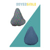 Couvre-Selle Suzon et Suzette Bicolore - Éléonore – Bleu Marine / Tétris – les deux faces du couvre-selle