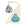 Couvre-Selle Suzon et Suzette Bicolore - Éléonore – Vert Thym / Végétal – les deux faces du couvre-selle