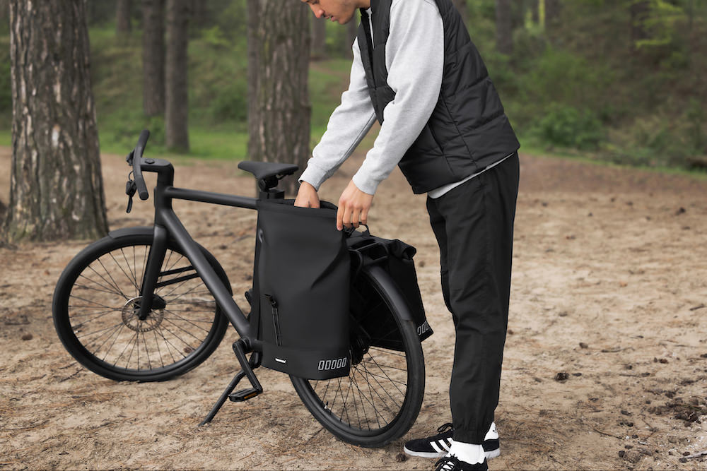 Double Sacoche RollTop Vélo Urban Proof Noir