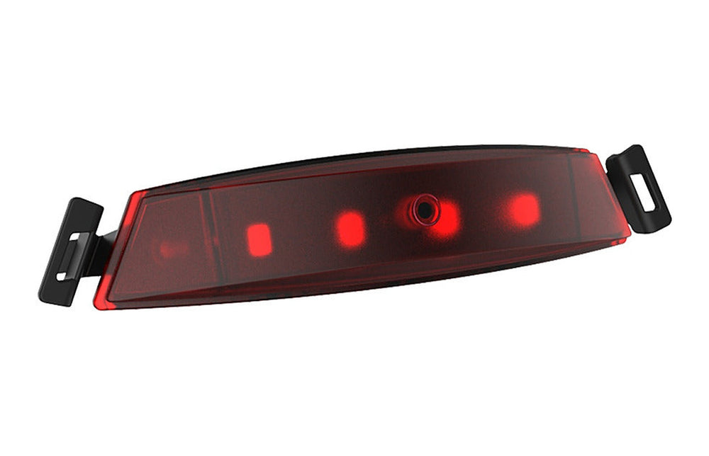 Éclairage arrière de casque vélo Bern Click-Mount rouge