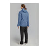 Ensemble de pluie vélo Basil Hoga - veste et pantalon coloris Bleu Horizon - detail du tissu