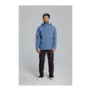 Ensemble de pluie vélo Basil Hoga - veste et pantalon coloris Bleu Horizon - pantalon de pluie