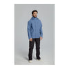 Ensemble de pluie vélo Basil Hoga - veste et pantalon coloris Bleu Horizon - ensemble porte a velo