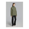 Ensemble de pluie vélo Basil Hoga - veste et pantalon coloris Vert Olive - capuche reglable