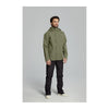 Ensemble de pluie vélo Basil Hoga - veste et pantalon coloris Vert Olive - ensemble porte a velo