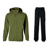 Ensemble de pluie vélo Basil Hoga - veste et pantalon coloris Vert Olive - veste et pantalon