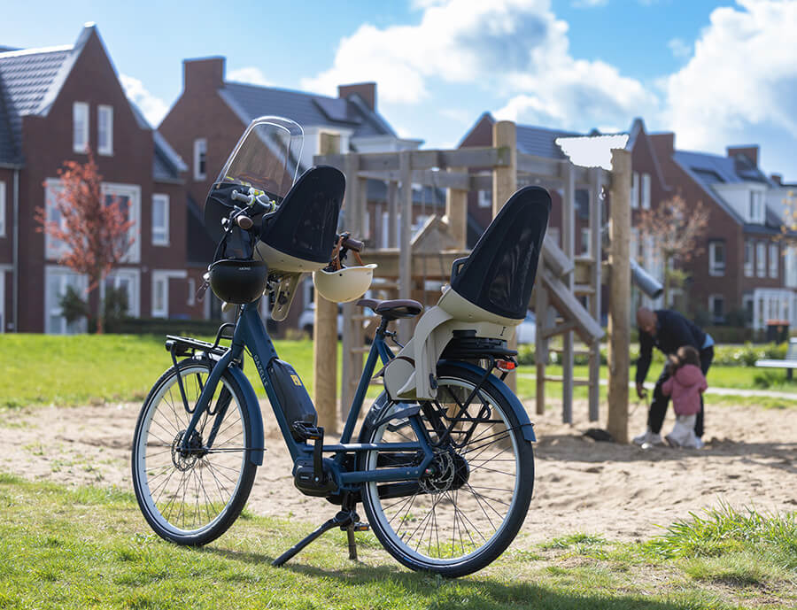Fixation siège vélo sur cadre Qibbel - Support cadre