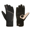 Gants vélo coupe-vent tactiles Cairn Quicker Touch Black Coffee paire dessus et paume