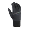 Gants vélo tactiles cuir Cairn Okaro Touch Black dessus