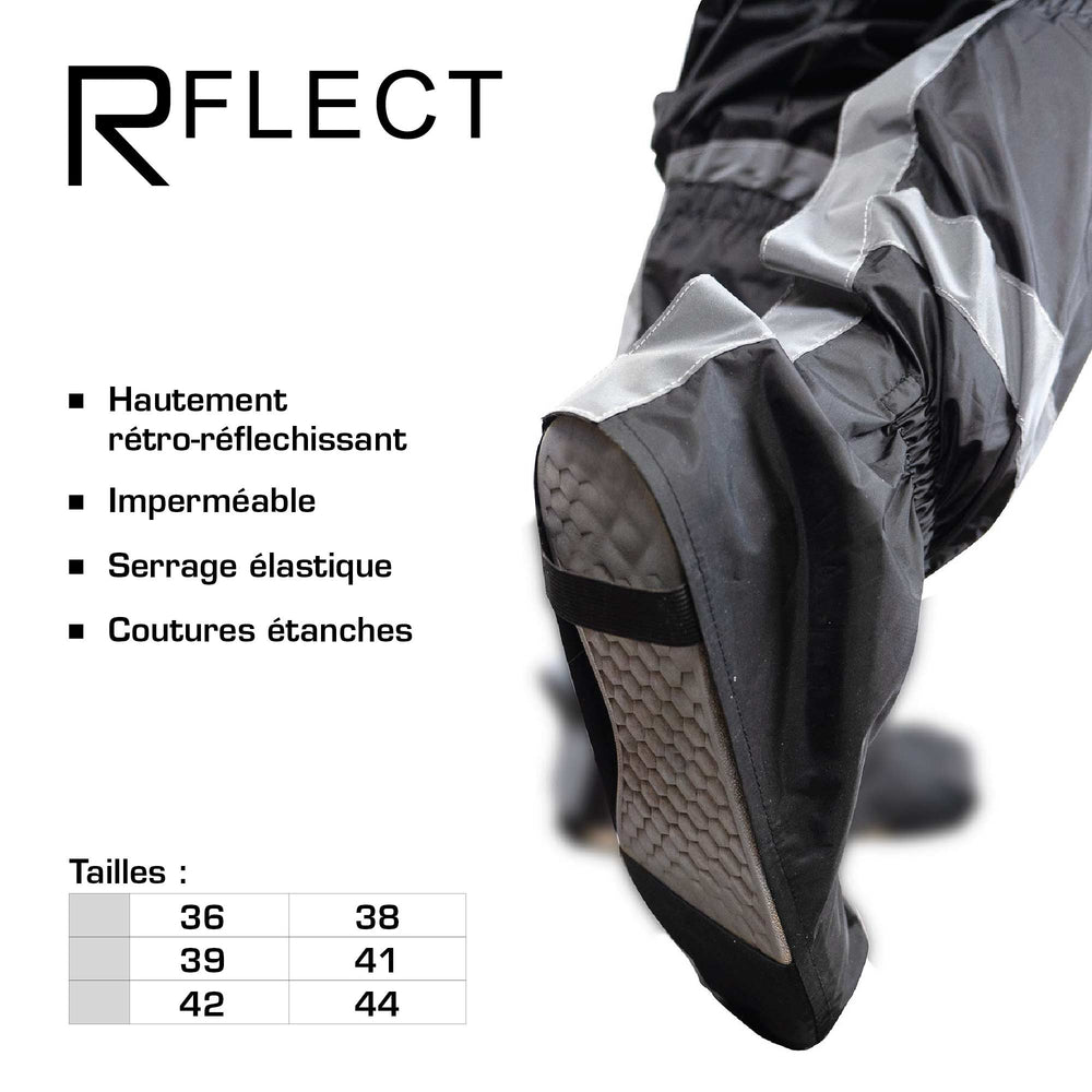 Guêtres de pluie haute visibilité R-Flect homologuées CE