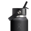 Gourde de voyage isotherme Hydro Flask Travel Bottle Flex Straw - Black 710 ml