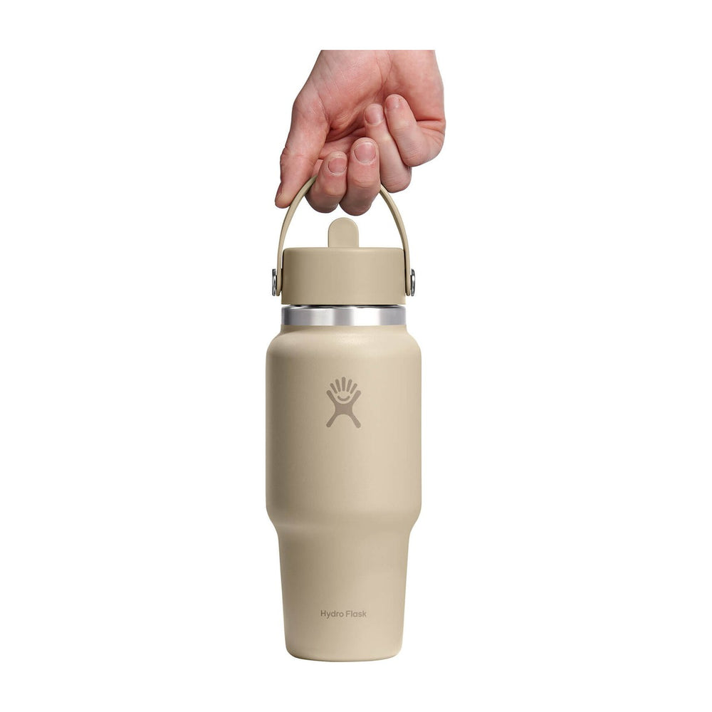 Gourde de voyage isotherme Hydro Flask Travel Bottle Flex Straw - Oat 710 ml