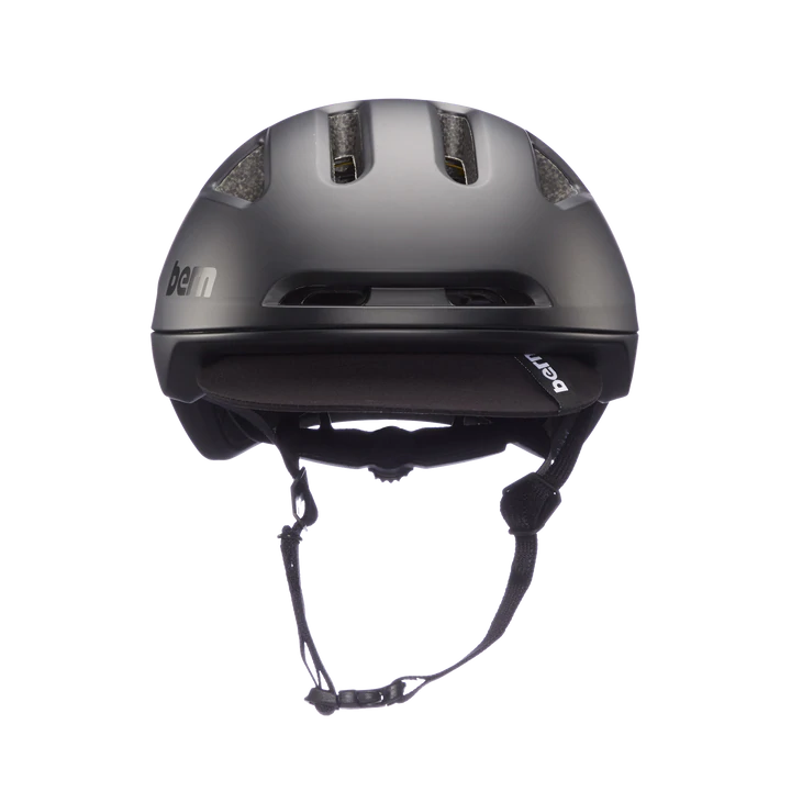Casque velo Bern Major MIPS noir mat vu de face