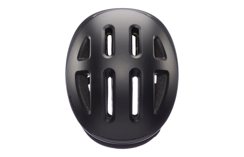 Les 14 aerations du casque Bern Major MIPS vues de dessus