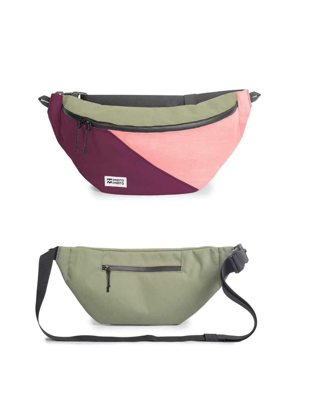 Banane Mero Mero Hoïan Cypress Green / Aubergine / Blossom Pink