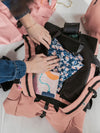 Sac de voyage Mero Mero Mini Smögen Blossom Pink / Black, intérieur