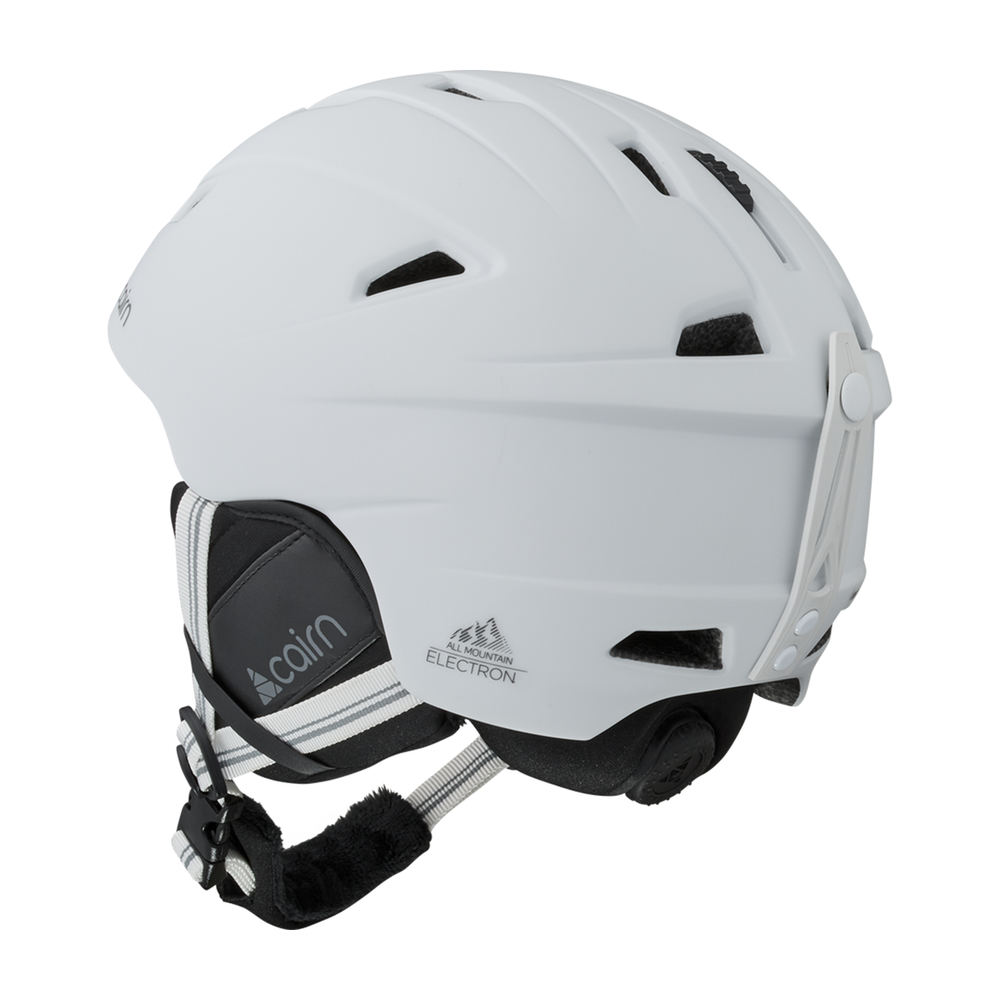 Casque Ski Cairn Electron Mat White vue 2
