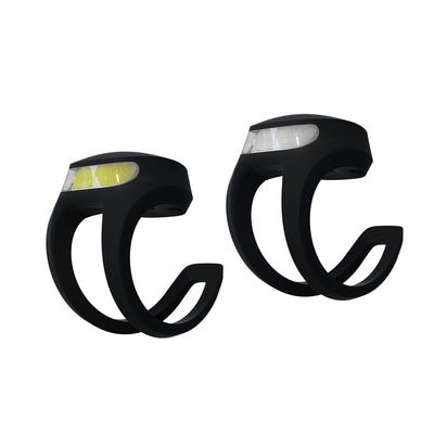 Paire d’éclairages vélo Knog - Frog USB Twinpack - Spider Black