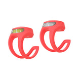 Paire d’éclairages vélo Knog - Frog USB Twinpack - Tequila Sunrise