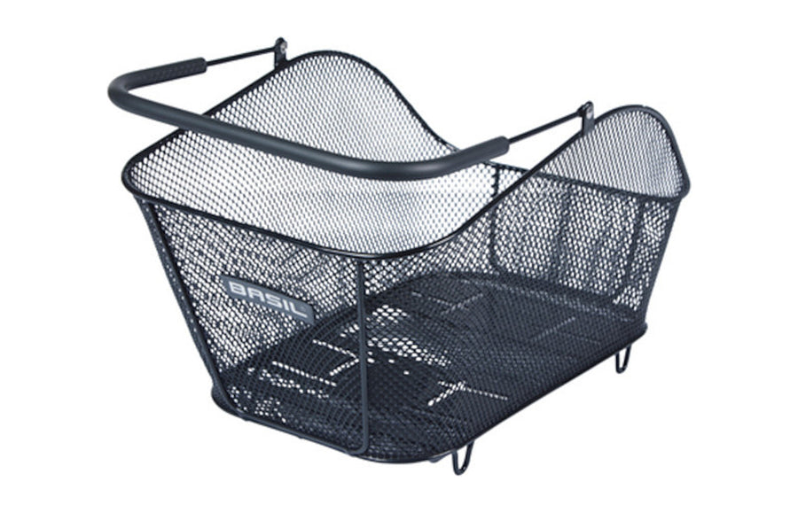 Panier arriere velo Basil Icon noir