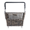 Panier arrière vélo Basil Cento Rattan Look Multi System NX 22 L coloris Nature Brown – vue de face