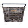 Panier arrière vélo Basil Cento Rattan Look Multi System NX 22 L coloris Nature Brown – fond Multi System NX vu du dessus