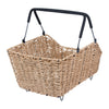 Panier arrière vélo Basil Cento Rattan Look Multi System NX 22 L coloris Seagrass – vue trois quarts