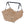 Panier arrière vélo Basil Cento Rattan Look Multi System NX 22 L coloris Seagrass – vue trois quarts
