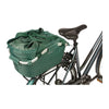 Panier arrière vélo Basil Flair Carry All MIK 22 L coloris Vert – armature biseautee cote selle