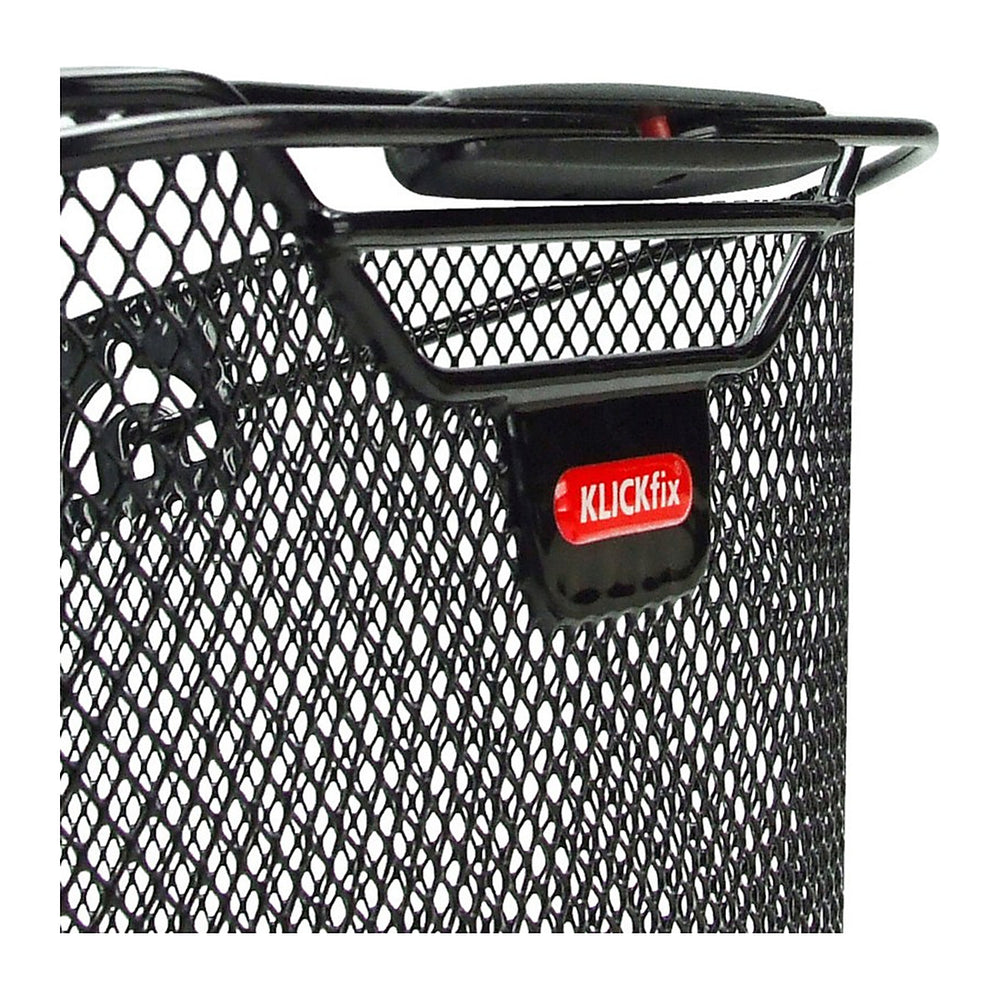 Panier arrière vélo KlickFix Citymax 24 L – Citymax, Racktime – l anse rabattable du panier