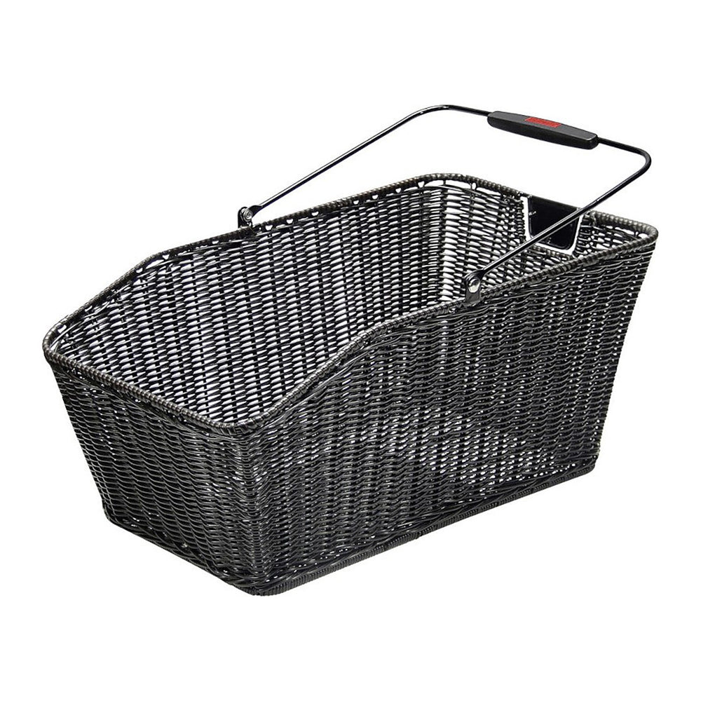 Panier arrière vélo KlickFix Structura GT 18 L – Noir – le panier vu de dessus
