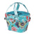 Panier avant vélo Basil Bloom Field Carry All KF 15 L coloris Bleu – vue trois quarts