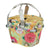 Panier avant vélo Basil Bloom Field Carry All KF 15 L coloris Jaune – vue trois quarts