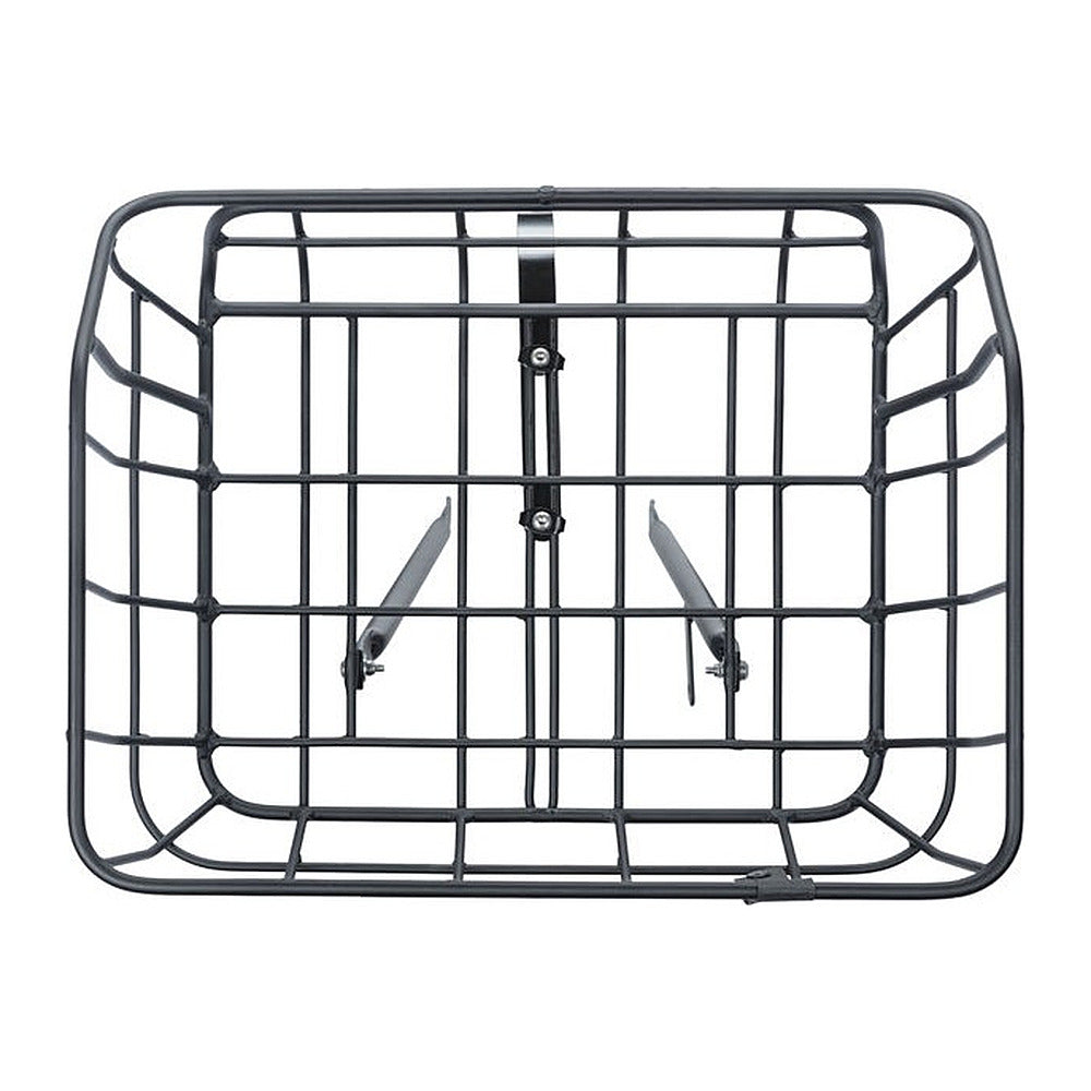 Panier avant vélo Basil Portland 25 L coloris Noir mat – vue de dessus