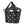 Panier avant vélo KlickFix Reisenthel Bikebasket 15 L – Black Dots – le panier Bikebasket a pois blancs sur fond noir
