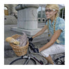 Panier avant vélo en osier KlickFix Wicker Basket – 18 L – le panier en usage en ville