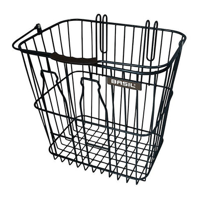 Panier latéral vélo Basil Bottle Basket – Noir – le panier lateral Bottle Basket en treillis d acier