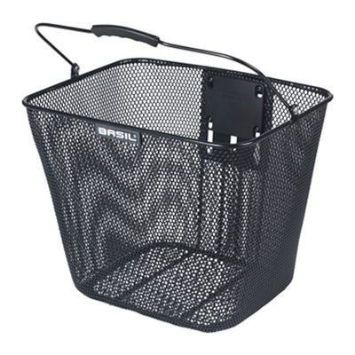 Panier vélo Basil - Bilbao avec support guidon KF coloris Default Title – vue trois quarts