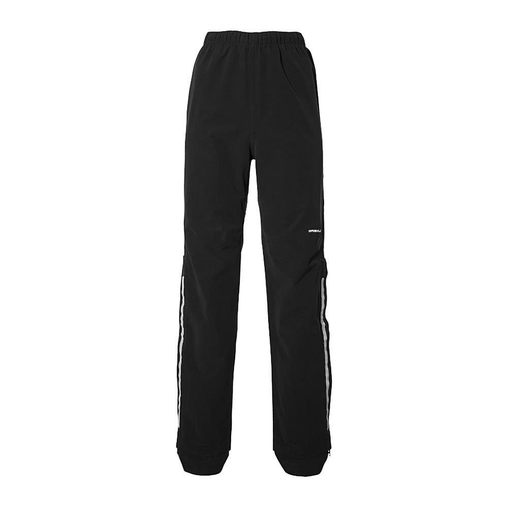 Pantalon de pluie vélo Basil Mosse femme coloris Noir Jais - detail du bas de jambe