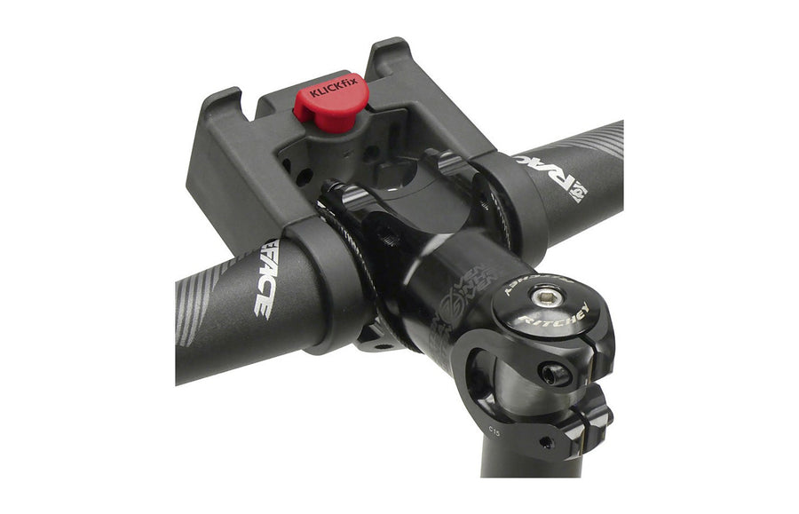 Fixation KlickFix montee sur un cintre oversize