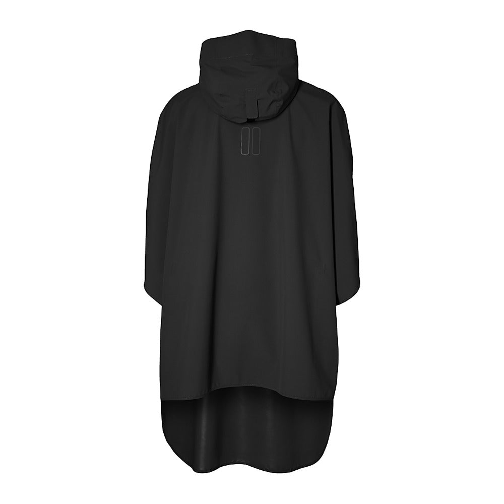 Poncho de pluie vélo Basil Hoga coloris Noir – vue de dos